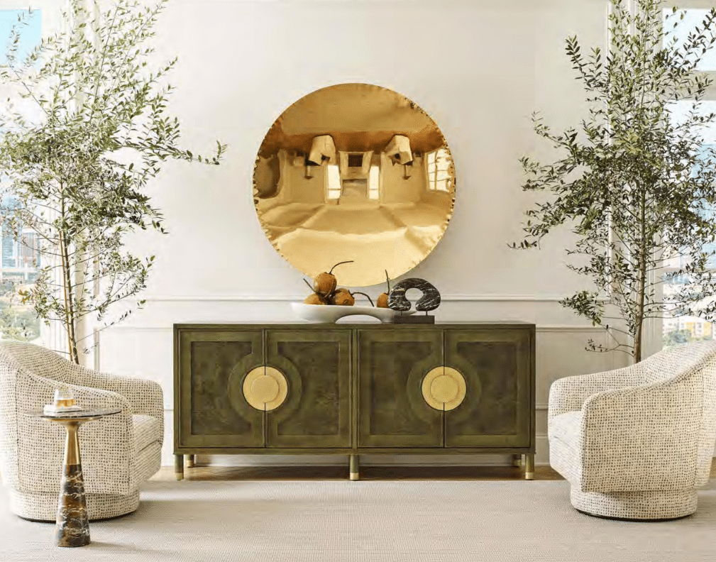 2025 interior design trend moss green