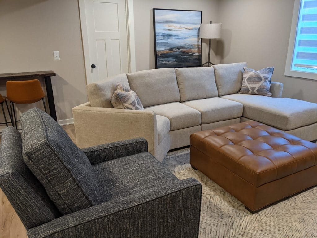 interior design lower level project, Interior design for a freed up lower level project, BY DESIGN furniture + interior design