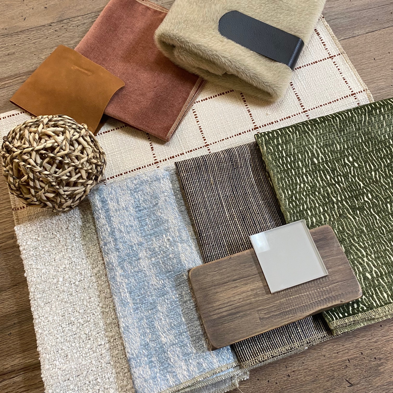 Nature Inspired Mood Board with Color Variety