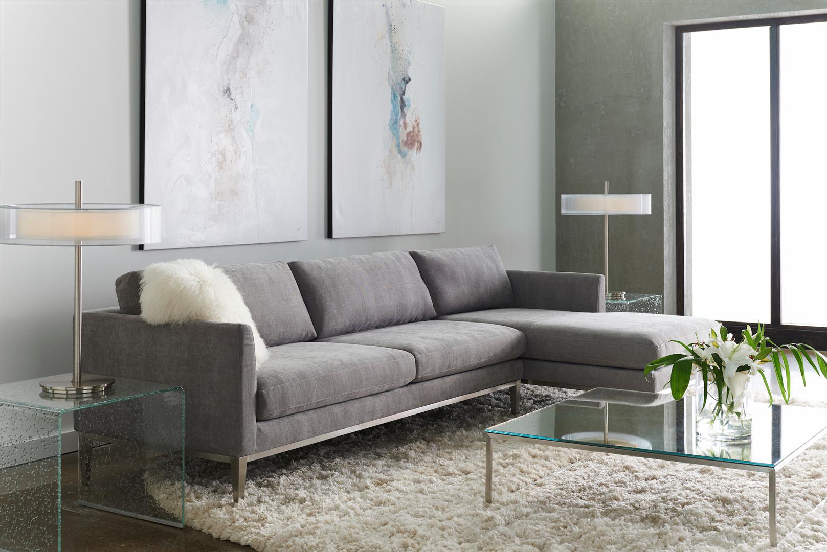 Modern Luxury - Henley-Sectional-VB-Gray-No-Pillow modern luxury interior design, Great Modern Luxury Products, BY DESIGN furniture + interior design