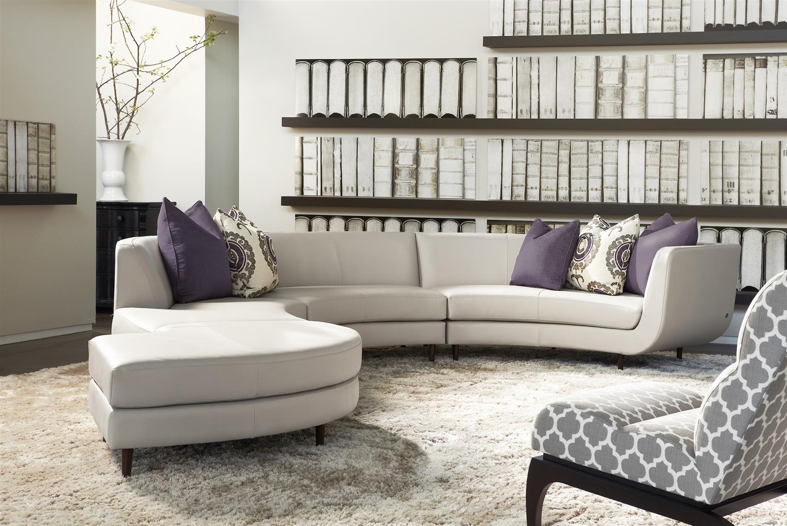 Modern Luxury - MenloPark-Sectional-Serpentine-Pillows-Leather2 modern luxury interior design, Great Modern Luxury Products, BY DESIGN furniture + interior design