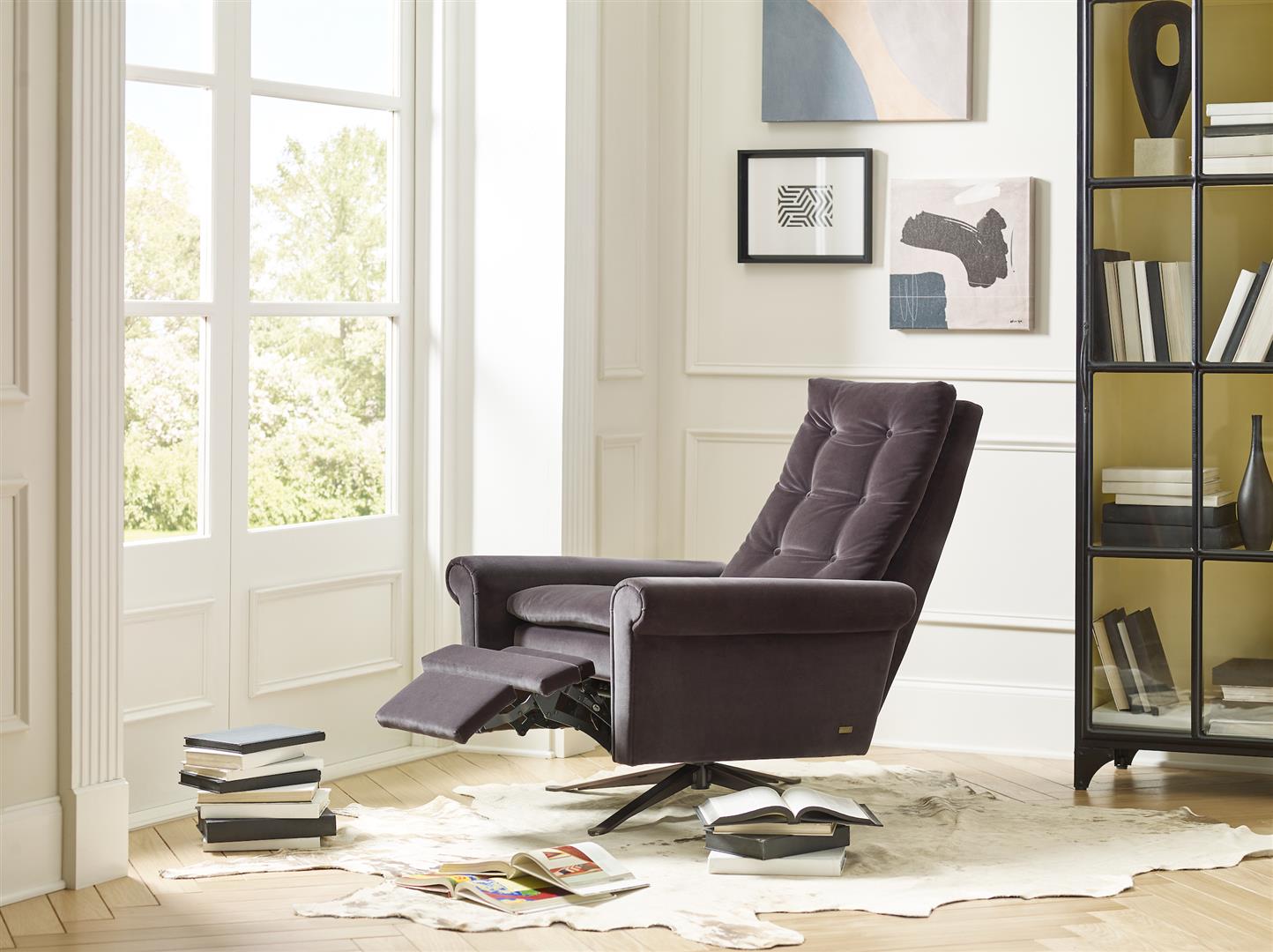 New Classics - ROMAN RECLINER OPEN-ReedCharcoal , Great New Classics Products, BY DESIGN furniture + interior design