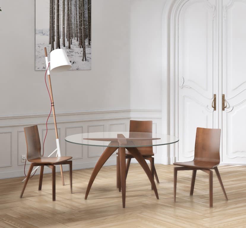 Ella Glass Table - Saloom