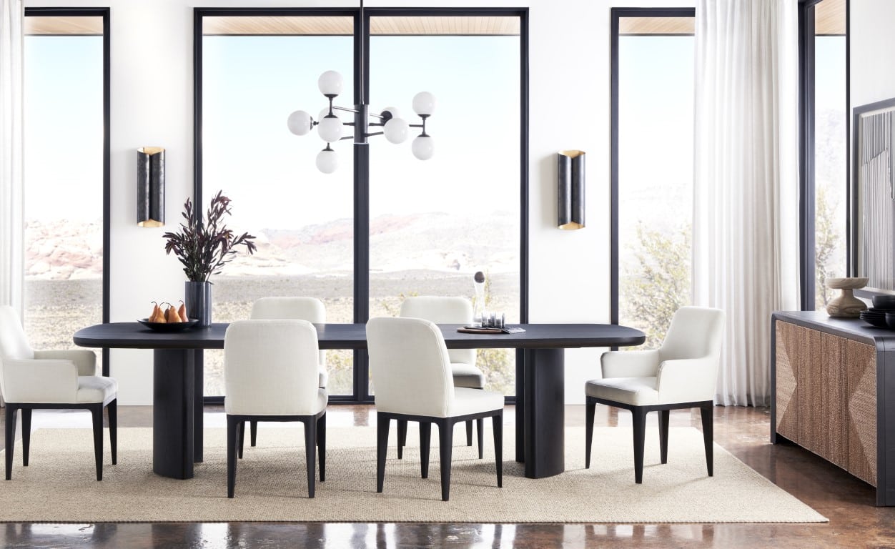 Form Rectangular Dining Table.