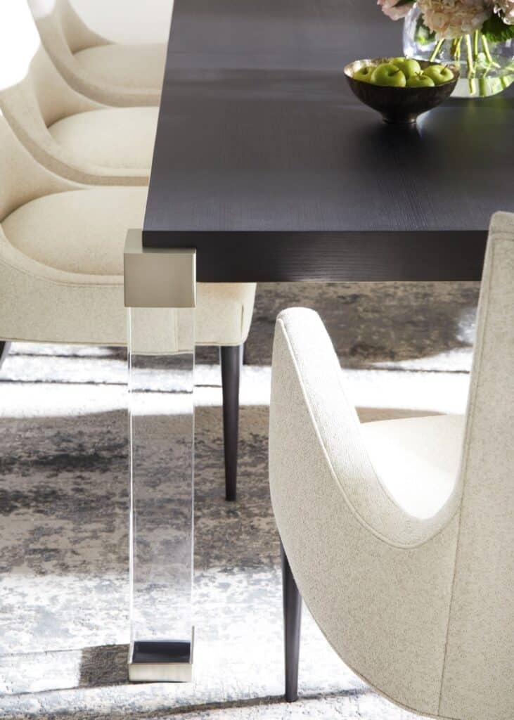 , Acrylic Leg Dining Table, BY DESIGN furniture + interior design
