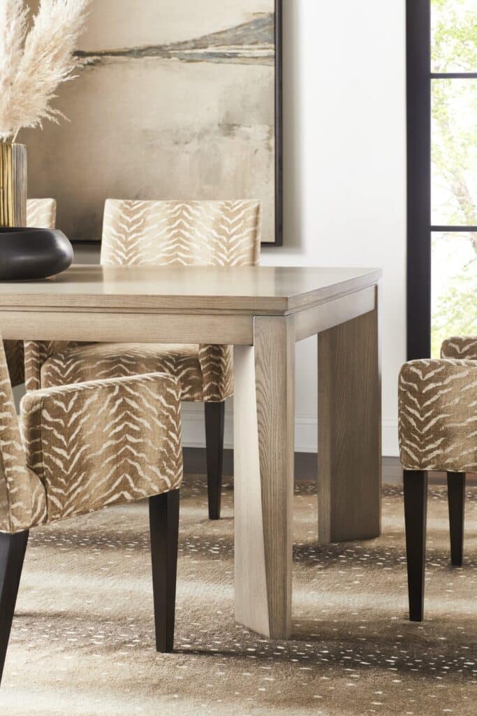 , Wedge Leg Dining Table, BY DESIGN furniture + interior design