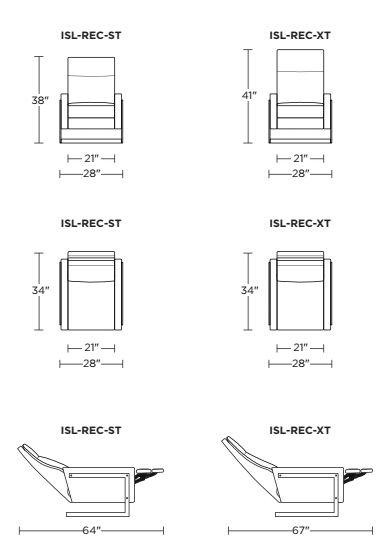 Re-Invented Recliner Isla, Isla, BY DESIGN furniture + interior design