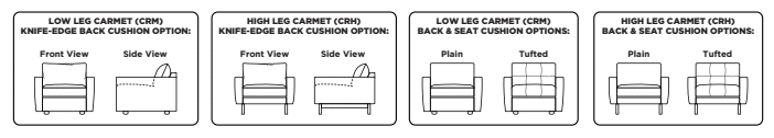 Carmet Sectional or Sofa, Elements: Carmet Sectional or Sofa, BY DESIGN furniture + interior design